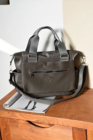 Kadın Kolon Askılı Elden Tutmalı Çok Cepli Çanta