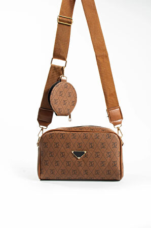 Kadın Çapraz Ayarlanabilir 2 Bölmeli  Askılı Çanta