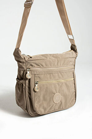 Çok Gözlü Su Geçirmez Kumaş Omuz Çantası