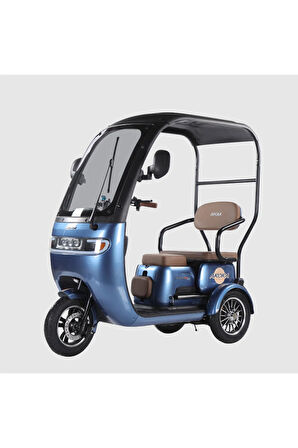 Rüzgar PRO 3 Tekerlekli 5 Akülü Elektrikli Motosiklet - Kırmızı