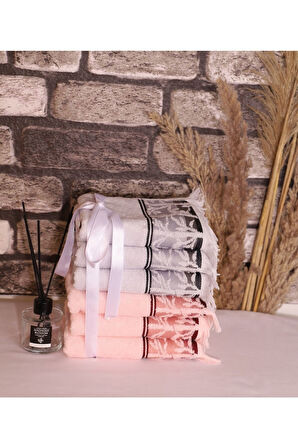 Özdilek Sunset Gri-pudra 50*80 Havlu 6lı Gri-Pudra