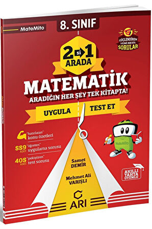 8. Sınıf Matemito Matematik 2 si 1 Arada / Kolektif / Arı Yayıncılık / 9786057704245