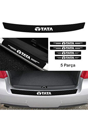 Tata Marina Bağaj ve Kapı Eşiği Karbon Sticker (SET)