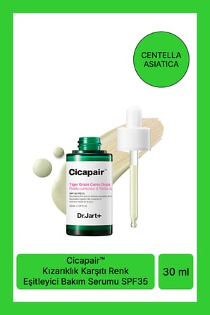 Cicapair™ Kaplan Otu İçeren Kızarıklık Karşıtı Renk Eşitleyici Bakım Serumu SPF35 30ML