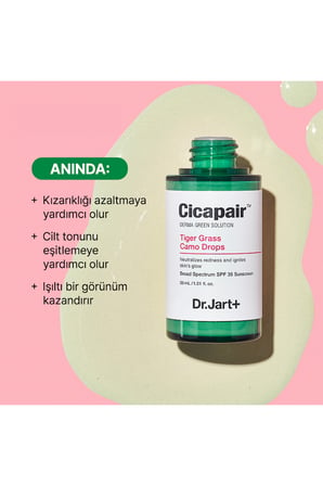 Cicapair™ Kaplan Otu İçeren Kızarıklık Karşıtı Renk Eşitleyici Bakım Serumu SPF35 30ML