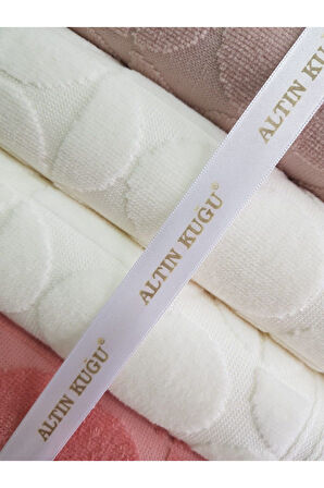 Özdilek Circular Havlu 6 adet- Kiremit Krem Bej