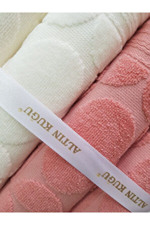 Özdilek Circular Havlu 6 adet- Kiremit Krem Bej