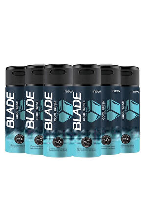 Blade Cool Fresh Erkek Deodorant 6x150ml