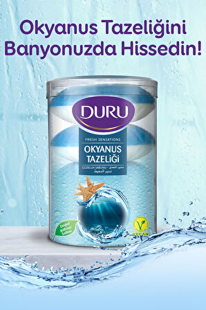 Duru Fresh Sensations Okyanus Tazeliği 16 Adet Güzellik Sabunu 4x400gr