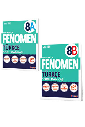 Fenomen 8.Sınıf Türkçe A ve B Soru Bankası 2023-2024 Güncel