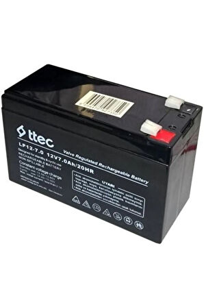 HsYn_12 Volt 7 Amper Güvenlik ve Alarm Sistemleri Için Kuru Tip Bakımsız 12V 7 Ah Akü