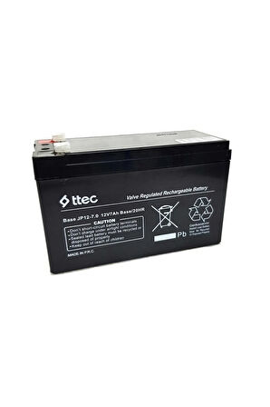 HsYn_12 Volt 7 Amper Güvenlik ve Alarm Sistemleri Için Kuru Tip Bakımsız 12V 7 Ah Akü