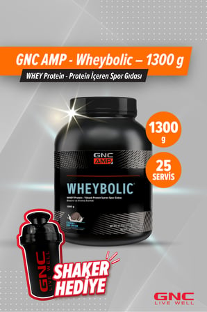 AMP - Wheybolic – 1300 g (25 servis) - Bisküvi ve Krema Aromalı