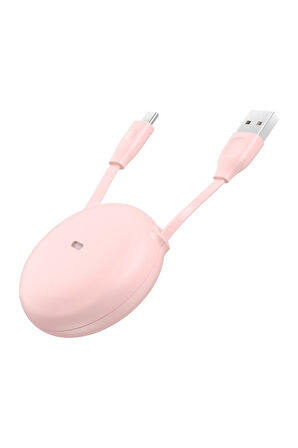 Lets Go Little 2a Makaralı 100 Cm Type-c Kablo Pembe