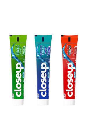 Diş Macunu Fresh Blast 50 ml Diş Macunu Icy Cool 50 ml Diş Macunu Mentho