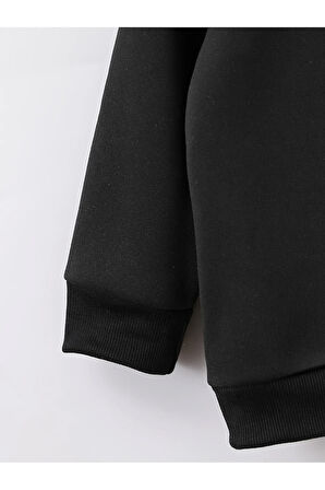 Kuromi Kız Çocuklar İçin Premium 3. İplik Compact Sweatshirt & Eşofman Takımı - 2 Parça Spor Takım