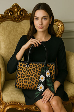 Fular Detaylı Lüks Omuz Çantası