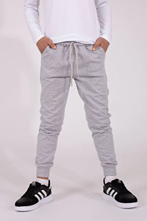CHİC STREETWEAR iki parça cepli paça ribanalı 2ip unisex çocuk eşofman takımı 5-16 yaş