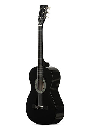 Siyah Gitar - 4/4 Boy Öğrenci Gitarı Kılıf Ve Pena Hediye !