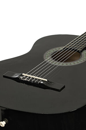 Siyah Gitar - 4/4 Boy Öğrenci Gitarı Kılıf Ve Pena Hediye !