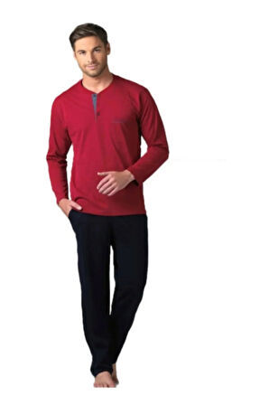 Damat Çeyiz Bordo Pijama Çamaşır Set Takım 2000
