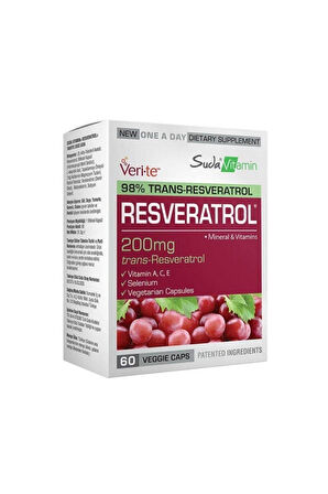 S Resveratrol 60 Bitkisel Kapsül