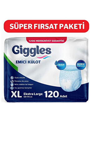 Yetişkin Hasta Bezi Ekstra Büyük Boy Xl Beden 30 Lu X 4 Adet