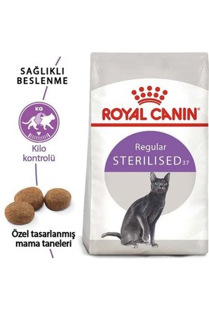 Royal Canin Sterilised37 Kısırlaştırılmış Yetişkin Kediler için Kuru Kedi Maması 15 kg