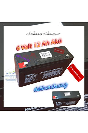 6 Volt 12 Amper Jeep Motor Oyuncak Araç Araba Aküsü 6v 12ah Kuru Akü 6V 12Ah Akü 6v12Ah akü