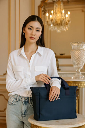 Lüks Çok Gözlü Minimal Tote & Omuz Çantası