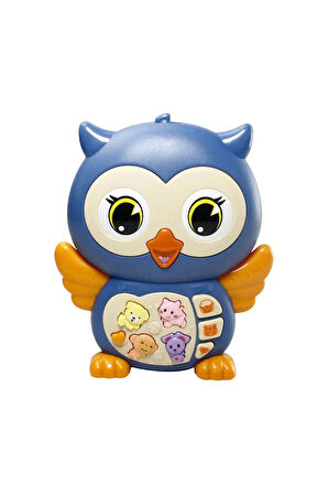 Oyuncak Işıklı ve Sesli Müzikli Baykuş Bebek Piyanosu Mor VR-B855-102A