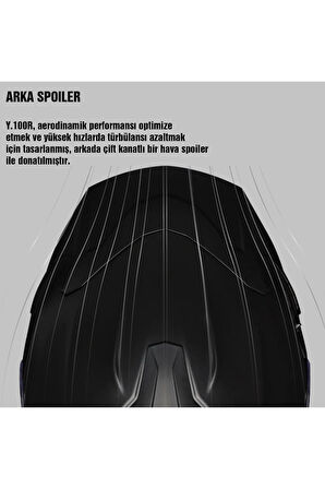Y.100r Baron Mat Yeşil Kask