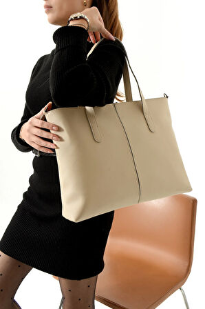 Kadın Omuz Çantası Klasik Sade Şık Tasarım