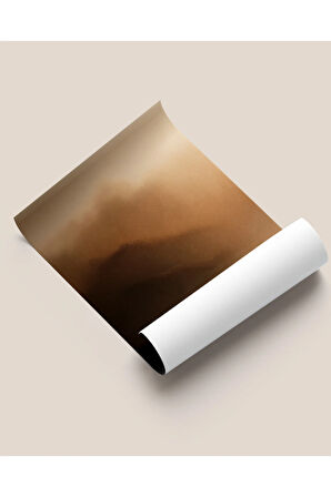 Çerçevesiz Poster Dijital Baskı Soyut " Pus" - 50x70