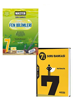 7.sınıf Okyanus Master Fen Bilimleri Soru Bankası +hız Yayınları Matematik Soru Bankası 2022-23