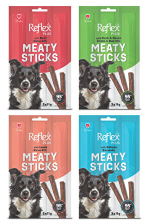 Meaty Sticks Köpek Ödül Çubuğu 3x11 g Karışık 4 Çeşit