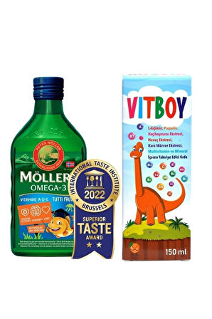 Tutti Frutti Balık Yağı 250 Ml-vitboy Multivitamin-mineral Içeren Takviye Edici Gıda 150 Ml
