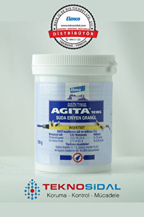 Agita 10 Wg 100 G Kara Sinek Ilacı 2 Adet | 100g X 2 | Distribütör Garantili | Orijinal Ürün