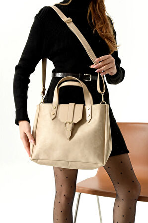 Kadın El Ve Omuz Çantası Yavrulu Suet Deri Yeni Sezon Yeni Stil Dizayn