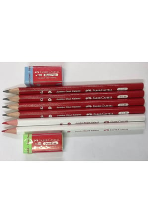 İLK KALEMİM- FABER-CASTELL JUMBO İLK KURŞUN KALEMİM SETİ