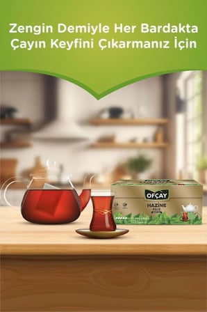 Hazine Zengindem Demlik Poşet Çay 60 Adet*15gr (2PK*30) Veya 120 Adet*8 gr (4PK*30)