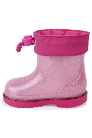 İGOR W10339 BIMBI UNICORNIO GLITTER 093-FUCSIA ÇOCUK YAĞMUR ÇİZMESİ