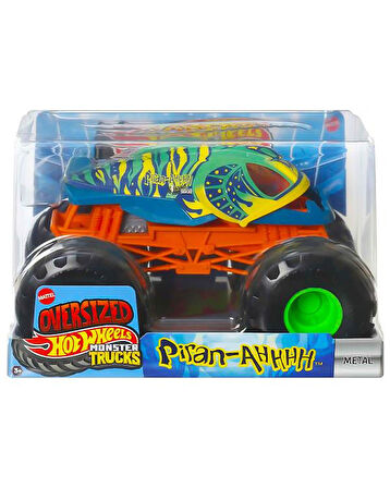 Hot Wheels Monster Trucks Oversized Piran Ahhhh Metal Araç JCC97