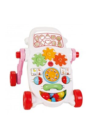 Pilsan Happy Ilk Adım Arabası Pembe