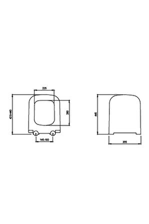 Tutti Slim Klozet Kapağı Yavaş Kapanır Mat Gri A0334-006