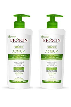 Acnium Sebum Dengeleyici Yüz Yıkama Jeli 2 x 500 ML