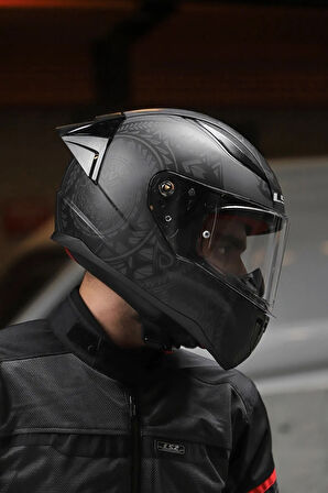 Rapıd Race Takaroa Mat Siyah Kask