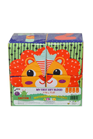 Çocuk Mol-121 Pvc 4lü Eğitici Küp -