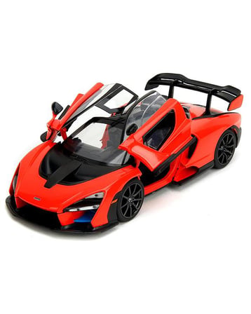 Jada Toys Fast & Furious Hızlı ve Öfkeli McLaren Senna Kırmızı 1:24 Ölçekli Metal Model Araba 9335485314R00