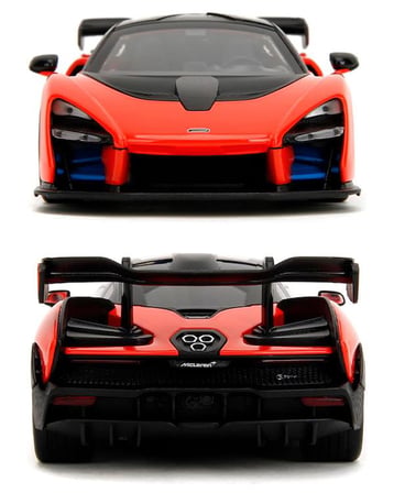 Jada Toys Fast & Furious Hızlı ve Öfkeli McLaren Senna Kırmızı 1:24 Ölçekli Metal Model Araba 9335485314R00